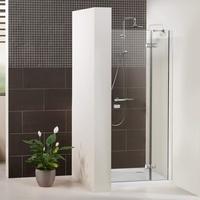 Dusbad Duschkabine- Duschabtrennung Dusbad Vital 1 Dusche - Glastür für Duschnische - Drehtür ESG 6mm Links, 1100mm