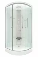 SeniorBad GmbH Duschkabine Fertigdusche Dusche Komplettkabine D10-00T0-EC 80x80cm MIT 2K Scheiben Versiegelung