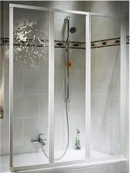 Schulte Badewannenfaltwand 3-teilig 127 x 140 cm (D1300 04 50)