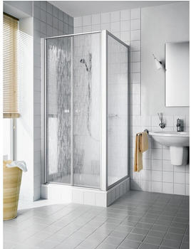 Kermi Nova 2000 Pendelt&uuml;r 80 x 175 cm Kerolan Fontana Kunstglas/silber mattglanz (N2PTD0801711K)