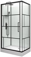 Dusche Komplett Marwell Design Komplettdusche Fertigdusche Bricks 110 X 80 X 225 Cm -