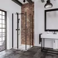 Schulte ExpressPlus Alexa Style 2.0 100x100cm schwarz