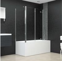 vidaXL Duschabtrennung 120x69x130 cm Hartglas Transparent
