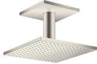 hansgrohe Axor Kopfbrause 35308800 mit Deckenanschluss, stainless steel optic