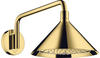 Axor Showers/Front 240 Kopfbrause 2jet mit Brausearm polished gold optic (26021990)