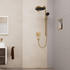 Hansgrohe Rainfinity 130 3jet Brauseset EcoSmart 90 cm brushed bronze (28744140)