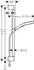 Hansgrohe Rainfinity 130 3jet Brauseset 65 cm brushed black chrome (28745340)