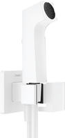 hansgrohe Bidette Handbrause 1jet E EcoSmart+ mit Brausehalter und Brauseschlauch 125