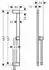 Hansgrohe Unica Brausestange S Puro 65 cm brushed bronze (24402140)