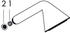 Axor Showers/Front 85 Handbrause 1jet brushed black chrome (26025340)