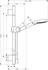 Axor Uno Brauseset 90 cm mit Handbrause 120 3jet brushed bronze (27987140)