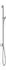 Axor One Brausestange mit Wandanschluss und Brauseschlauch chrom (48792000)