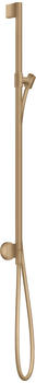 Axor One Brausestange mit Wandanschluss und Brauseschlauch brushed bronze (48792140)