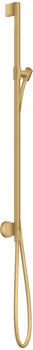 Axor One Brausestange mit Wandanschluss und Brauseschlauch brushed gold optic (48792250)