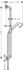 Axor Showers/Front Brauseset 90 cm mit Handbrause 85 1jet EcoSmart polished black chrome (26023330)