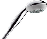 hansgrohe 28585000, hansgrohe Handbrause Crometta 85 Mono 28585000 chrom, Duschkopf,