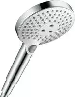 Hansgrohe Raindance Select S - Duschkopf 120, EcoSmart 9 l/min, wei&szlig; / verchromt