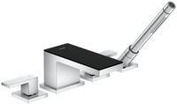 AXOR MyEdition 4-Loch Wannenrandarmatur mit Glasplatte, Badarmaturen, 47430600,