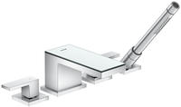 AXOR MyEdition 4-Loch Wannenrandarmatur mit Glasplatte, Badarmaturen, 47430000,