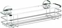 WENKO Turbo-Loc Edelstahl Maxiablage rostfrei, Befestigen ohne bohren 21778100