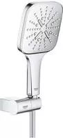 GROHE Rainshower SmartActive 130 Cube Wandhalterset, 3 Strahlarten, Badarmaturen,