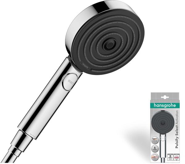 Hansgrohe Pulsify Select Handbrause 105 Relaxation 3jet L: 224 chrom (24110000)
