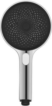 Wenko Duschkopf Softwater 13 cm x 13 cm ABS-Kunststoff Chrom/Schwarz,
