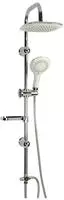 Duschsystem DUSCHTRAUM, Regendusche ohne Armatur, Handbrause mit 3 Funktionen,