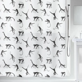 Spirella Monkey Black 180x200cm schwarz 180x200cm (10.19130)