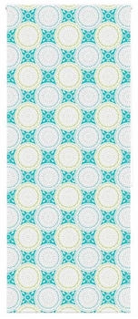 vidaXL Duschrollo 100x240 cm Stoffbreite 96 cm, Ornament