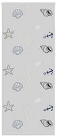 vidaXL Duschrollo 100x240 cm Stoffbreite 96 cm