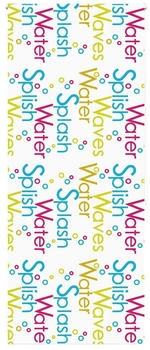 vidaXL Duschrollo 110x240 cm Stoffbreite 106 cm, Farbenfroh