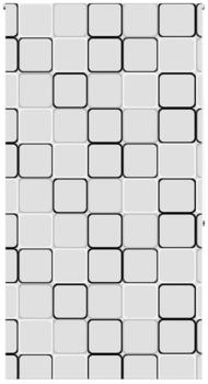vidaXL Duschrollo 130x240 cm Stoffbreite 126 cm, Quadratisch
