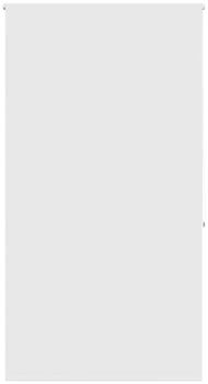 vidaXL Duschrollo 140x240 cm Stoffbreite 136 cm, Weiß