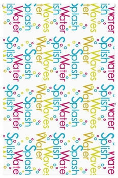 vidaXL Duschrollo 150x240 cm Stoffbreite 146 cm, Splash
