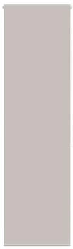 vidaXL Duschrollo 70x240 cm Stoffbreite 66 cm, Hellgrau