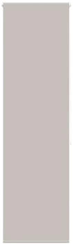 vidaXL Duschrollo 80x240 cm Stoffbreite 76 cm, Hellgrau