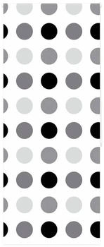 vidaXL Duschrollo 90x240 cm Stoffbreite 86 cm, Kreise