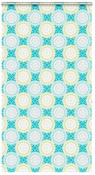 vidaXL Duschrollo mit Kassette 120x240 cm Stoffbreite 116 cm, Ornament
