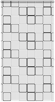 vidaXL Duschrollo mit Kassette 130x240 cm Stoffbreite 126 cm, Quadratisch