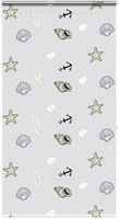 vidaXL Duschrollo mit Kassette 130x240 cm Stoffbreite 126 cm