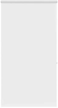 vidaXL Duschrollo mit Kassette 140x240 cm Stoffbreite 136 cm, Weiß
