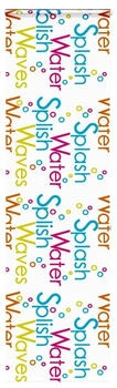 vidaXL Duschrollo mit Kassette 60x240 cm Stoffbreite 56 cm, Splash