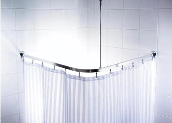 Ridder Duschvorhangstange Hall 90x90cm chrom