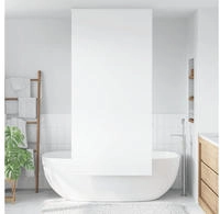 vidaXL Duschrollo 100x240 cm Stoffbreite 96 cm