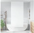 vidaXL Duschrollo 100x240 cm Stoffbreite 96 cm, Weiß