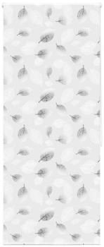 vidaXL Duschrollo 110x240 cm Stoffbreite 106 cm, Bl&auml;tter