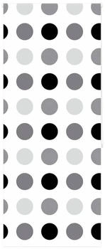 vidaXL Duschrollo 110x240 cm Stoffbreite 106 cm, Kreise