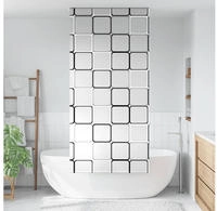 vidaXL Duschrollo 110x240 cm Stoffbreite 106 cm