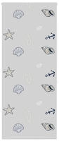 vidaXL Duschrollo 110x240 cm Stoffbreite 106 cm